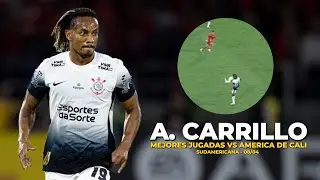 🐍 ¡ESPECTACULAR ANDRE CARRILLO en SUDAMERICANA! MEJORES JUGADAS vs AMERICA DE CALI |CORINTHIANS 2025
