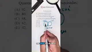 Nunca mais erre esse tipo de quest&atilde;o! #matematica #raciociniologicoparaconcursos