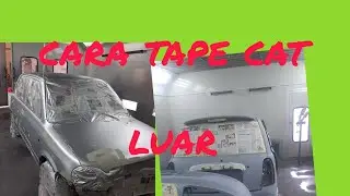 Cara tape dan cat luar kebiasaan painters2 buat.
