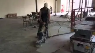 Diteq 8 inch grinder on mastic