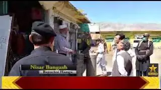 Assistant commissioner Raid at Chicken shops and Gas station in Hangu
