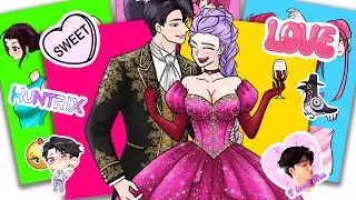K-pop Охотники на демонов - Джину и принцесса Руми танцуют вместе во дворце | Набор наклеек своим...