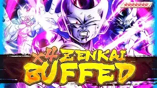 4x ZENKAI BUFFED 14* REVIVAL FRIEZA! NOT BAD DAMAGE AT ALL! | Dragon Ball Legends