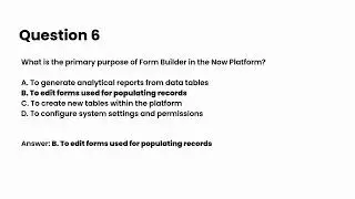 ServiceNow Certified System Administrator Part 2