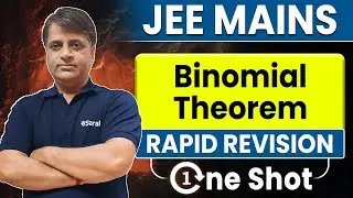 JEE 2026: Binomial Theorem in 90 Minutes | Full Chapter Revision | JEE Mains & Advanced | eSaral