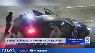Suspects charged in shooting death of Johnny Wactor