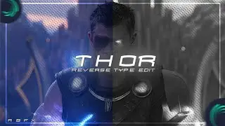 Thor🗿⚡ | SPACE! (Super Slowed) | Reverse Type Edit like Ae | Alight Motion Preset📈