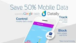 How to save 50 % mobile data with Google's Datally app While watching YouTube in Android