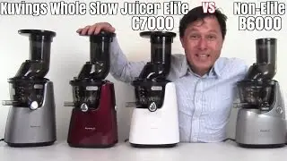 Kuvings Whole Slow Juicer B6000 vs Kuvings Whole Slow Juicer Elite C7000 Comparison Review