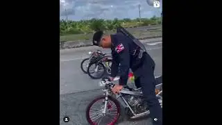 Anggota pon henjut Superkips , dah macam basikal !