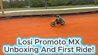 Unboxing and first drive of the Losi Promoto MX | RC