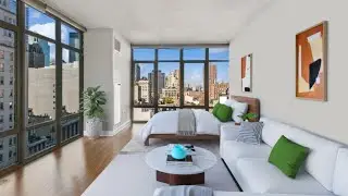 INSIDE a SLEEK TRIBECA NYC HIGH-RISE w STUNNING VIEWS | 57 Reade St, #12E | SERHANT. Tour