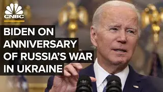 Biden speaks in Poland on one year anniversary of Russia's war in Ukraine  &mdash; 02/21/23