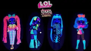Первые ФОТО  LOL Surprise OMG Lights UV Black Light Surprise Doll REAL PHOTOS