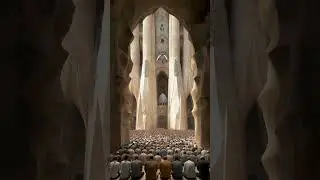 Мусульмане молятся в Саграда Фамилия 🕌✨