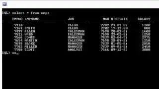 How to hide the column name in the SQL*PLUS