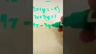 Systems of equations walk through #guitar #music #chill #algebra #physics #math #mathematics #study