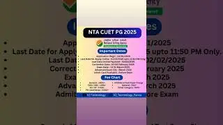NTA CUET PG 2025................|#nta #cuet #exam #online #form #collage #viral #tech #trending