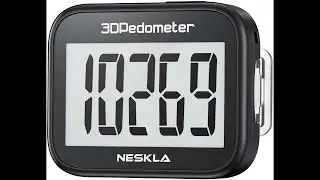 NESKLA 3D Pedometer: Accurate Step Tracker