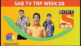 Sony Sab Tv week 30 Offline TRP  sab tv week 30 Offline trp  Wagle Ki Duniya, JCPKH, TMKOC