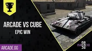 Arcade vs Cube. Epic win