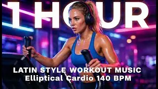 🔥 1 Hour Elliptical Cardio Workout Music | 140 BPM Latin Pop EDM 🔥
