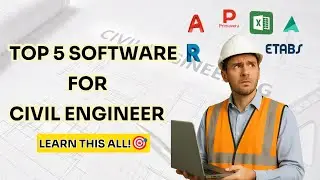Become a Pro Civil Engineer in 2025 🔥| Top 5 Software for Civil Engineer| Boost Carrier Opportunity