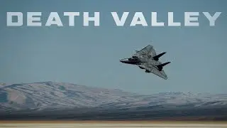 U.S. Navy F-14B Tomcat near Death Valley, sometime in the 1990's.