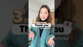 &ldquo;Thank you&rdquo; in Japanese 🙏🏼🇯🇵