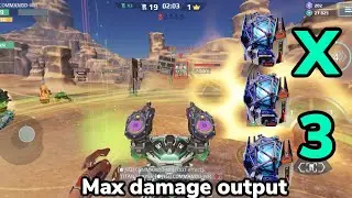 Orochi with 3 Nuclear amplifier | MK3 max damage output | War Robot Gameplay