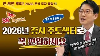 삼성전자·SK하이닉스가 2026년에도 주인공! 조정마다 모으세요! | 경제시그널 | 강관우 더프레미어 대표 (전 모건스탠리 이사)