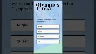 Olympics Trivia Challenge! Can you answer these questions correctly? #quiz #trivia #olympics