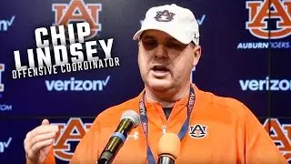 Auburn offensive coordinator Chip Lindsey talks spring practice