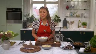 Kökets middag: Sötpotatisnudlar i het buljong - Köket