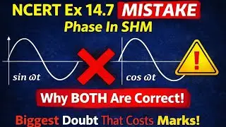 NCERT Class 11 Physics | Oscillations Ex 14.7 | Phase in SHM Explained | JEE NEET