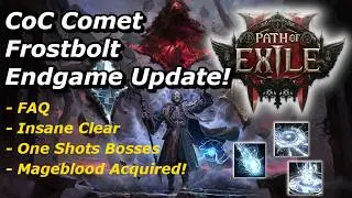 [PoE 2] Frostbolt Cast On Crit Comet Endgame Build Update!