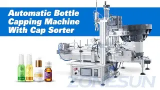 How To Use Tabletop Automatic Essential Oil Bottle Capping Machine With Cap Feeder?