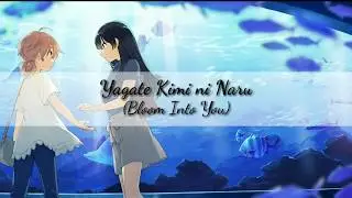 Yagate Kimi ni Naru (Kimi ni Furete Instrumental by Riko Azuna) with Lyrics & English Translation