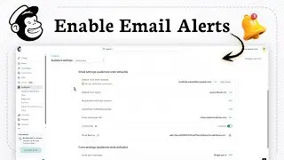 How to turn on mailchimp Notifications (enable campaign alerts)