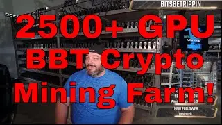 2500 GPUs Cryptocurrency Mining Farm - Welcome to the BBT Farm!