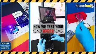 How we Test your Spectacle Lens | Packaging Specs | Lens expert | Evaluation Lenses