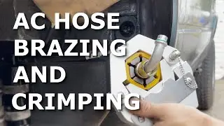 Making my own AC lines from scratch! Vanagon AC Unit Restoration / Repair | Part 2