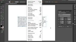 009 Convert Point Text to Area Text-Adobe illustrator tutorial 2017