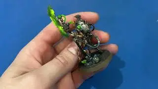 Warhammer 40k Necron Overlord  (Hyperphase Glaive and Tachyon Arrow) Painting Overview