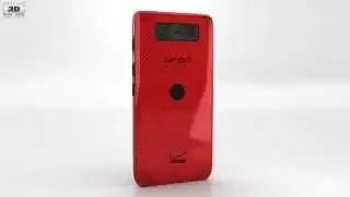 Motorola Droid Mini Red 3D model by 3DModels.org