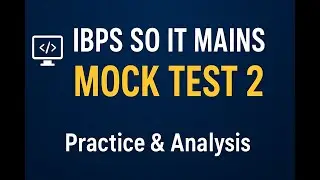 IBPS SO IT Mains Mock Test 2