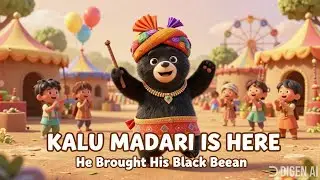 Kalu madari aaya| कालू मदारी आया | hindi rhymes | hindi kids song