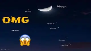 5 Planets Allignment 28 March |Jupiter Venus And Moon Conjunction😍 @Amitabbachchan