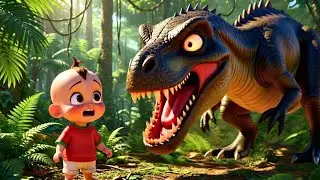 Monster Dino in Jungle Song | Fun Baby Songs & Nursery Rhymes | Tiny Miny Media Baby Kids Song