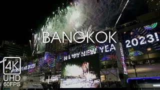 [4K] New Year's Eve in Bangkok | Walk to Asian Times Square - CentralWorld Square | Thailand | 60fps